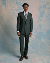 Dark Forest Green Contemporary Trousers