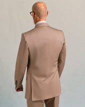 Taupe Cotton Contemporary Jacket