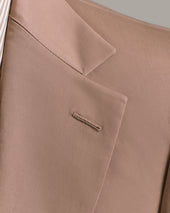 Taupe Cotton Contemporary Suit