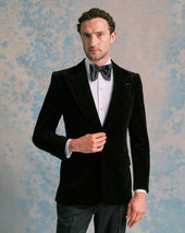 Black Butterfly Pre-Tied Bow Tie