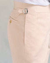 Off-White Cotton Blend Parallel Trousers