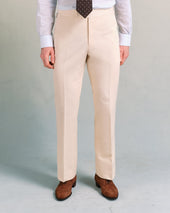 Off-White Cotton Blend Suit