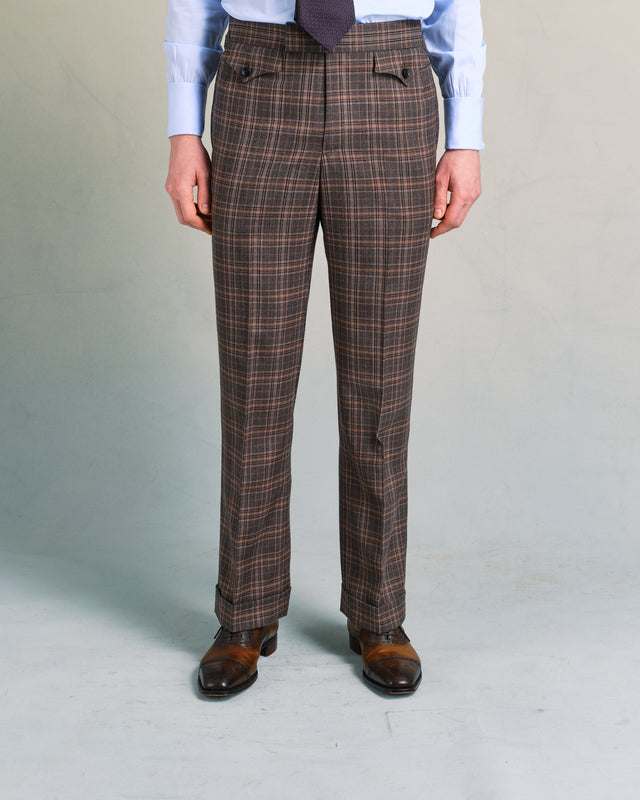 Heritage Check Parallel Trousers