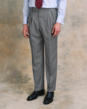 Prince of Wales Drape Double-Breasted Suit