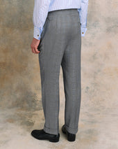 Prince of Wales Drape Double-Breasted Suit