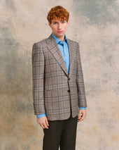 Taupe Check Heritage Jacket