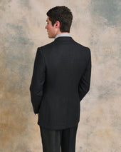 Charcoal Blue Fleck Jacket