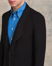 Dark Plum Unstructured Jacket