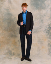 Dark Plum Unstructured Jacket