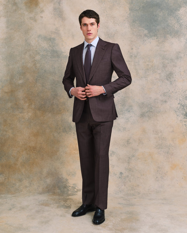 Dark Plum Suit