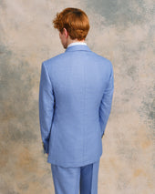Sky Silk Blend Suit