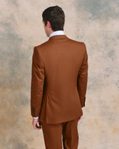 Brick Silk and Cotton Heritage Suit