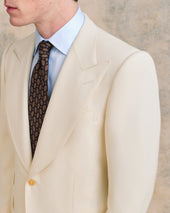 Off-White Twill Heritage Suit