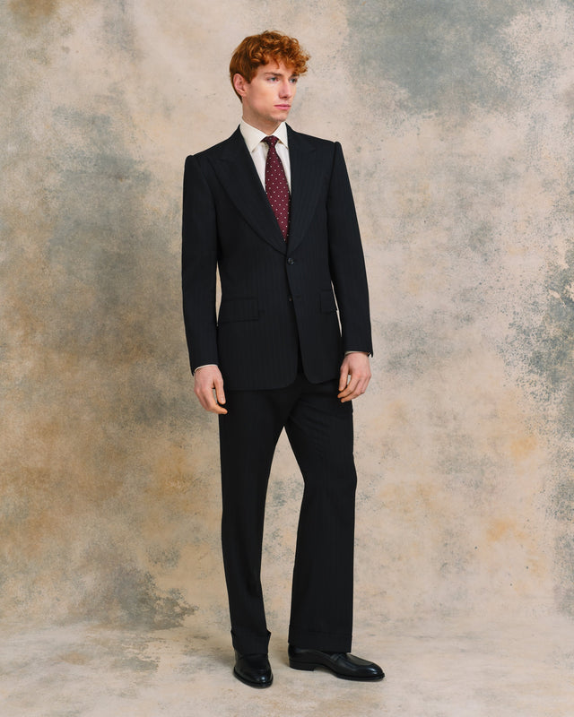 Ribbed Heritage Stripe Suit