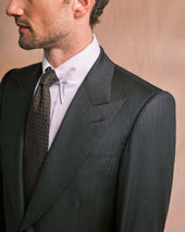 Charcoal Stripe Contemporary Suit