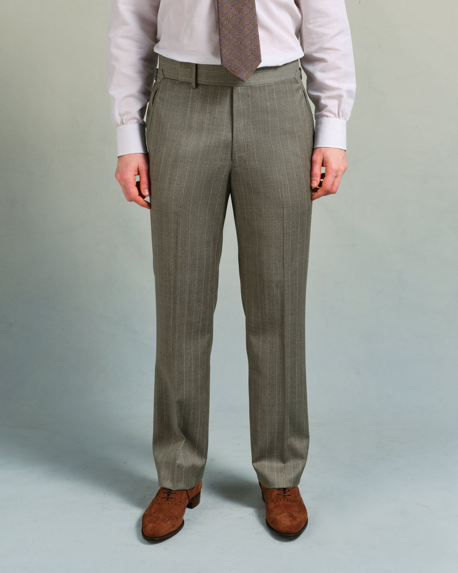 Green Grey Classic Trousers