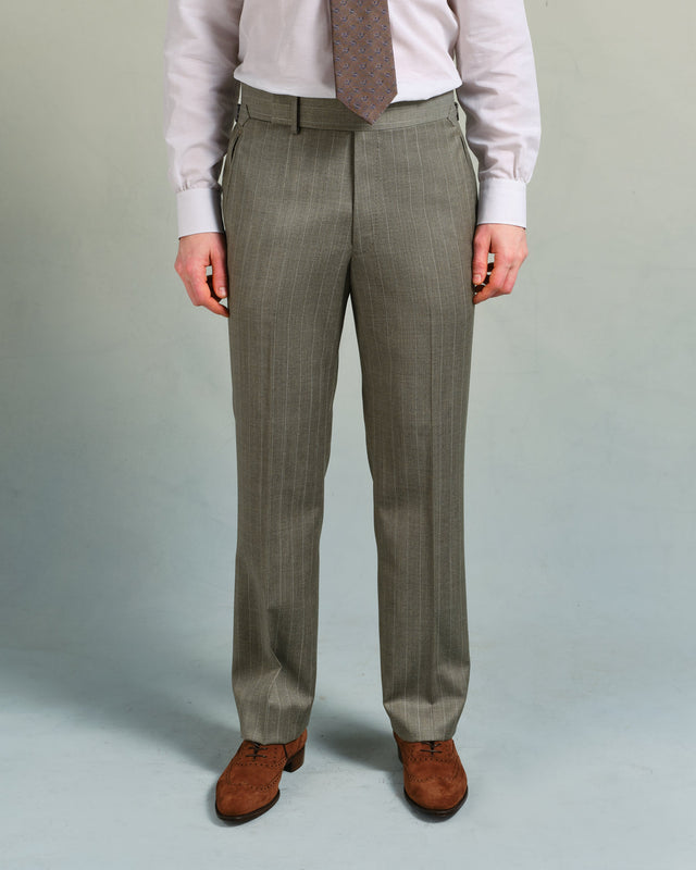 Green-Grey Classic Trousers
