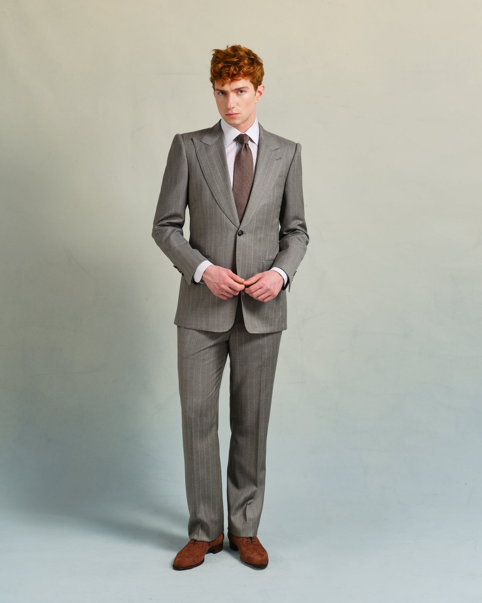 Green Grey Contemporary Jacket