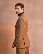 Tobacco Cotton/Silk Blend Heritage Jacket