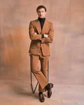 Tobacco Cotton/Silk Blend Heritage Jacket