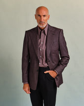 Dark Plum Contemporary Jacket