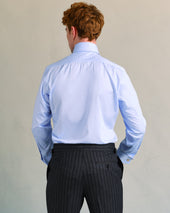 Pin Collar Shirt With French Cuffs