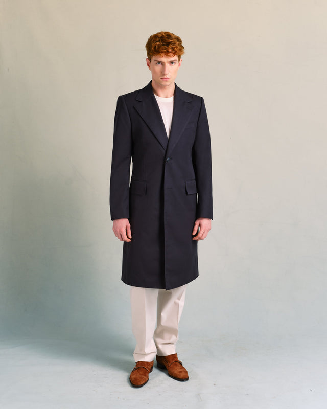 Navy Showerproof Coat