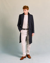 Navy Showerproof Coat