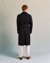 Black Raglan Showerproof Coat