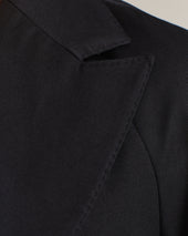 Black Raglan Showerproof Coat