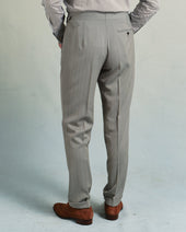Sage Herringbone Contemporary trousers