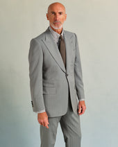 Sage Herringbone Contemporary Jacket