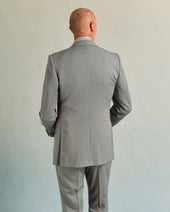 Sage Herringbone Contemporary Suit