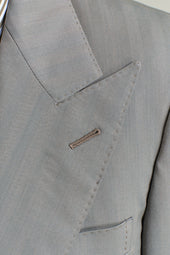 Sage Herringbone Contemporary Suit