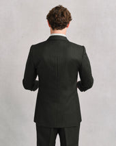Obsidian Herringbone Heritage Suit