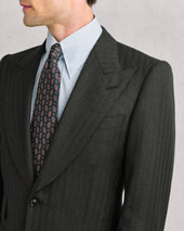 Obsidian Herringbone Heritage Suit