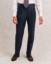 Navy and Brown Stripe Heritage Suit