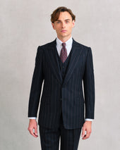 Black and Red Stripe Heritage Suit