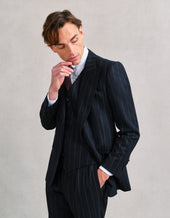 Black and Red Stripe Heritage Suit