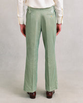 Eau de Nil Corduroy Parallel Trouser