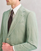 Eau de Nil Corduroy Notch Jacket