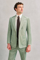 Eau de Nil Corduroy Notch Jacket