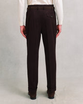Brown Twill Hollywood Trousers