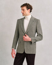 Silk Blend Tweed Jacket