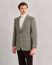 Silk Blend Tweed Jacket