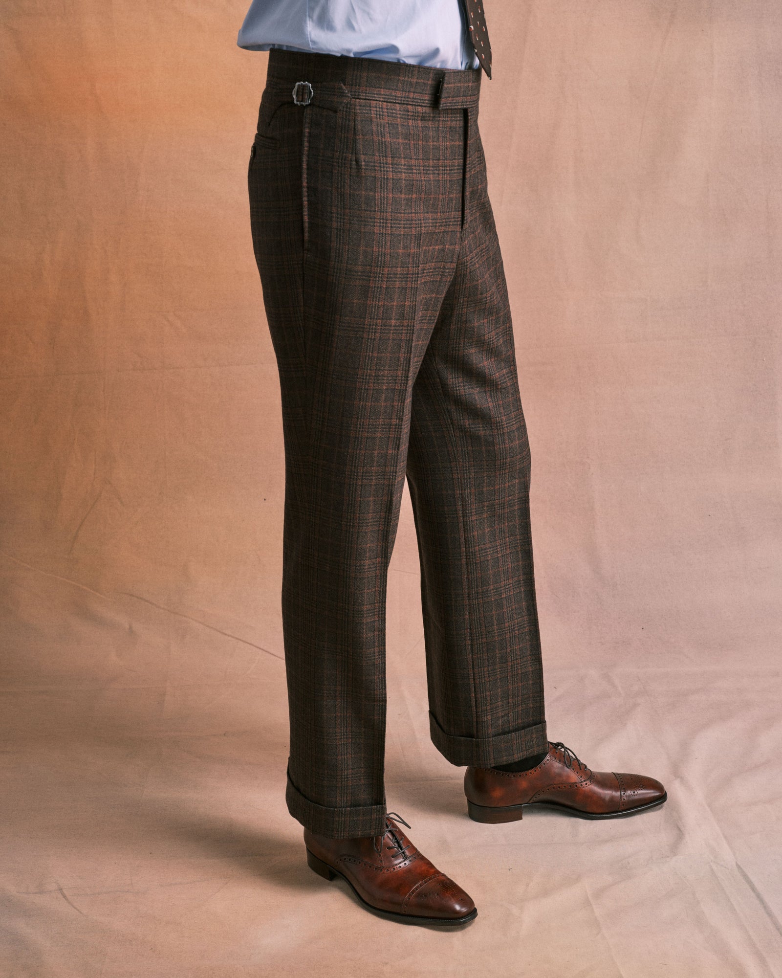 Heritage Check Parallel Trousers