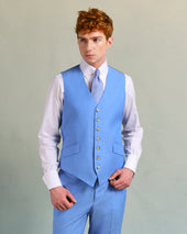 Cornflower Blue Waistcoat