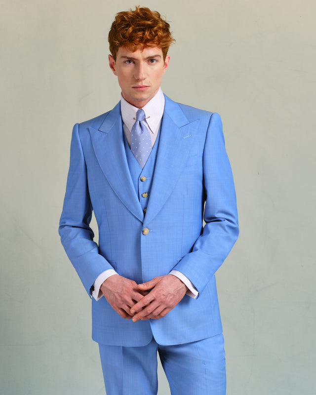 Cornflower Blue Contemporary Jacket