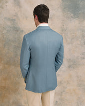 Aqua Chevron Drape Jacket