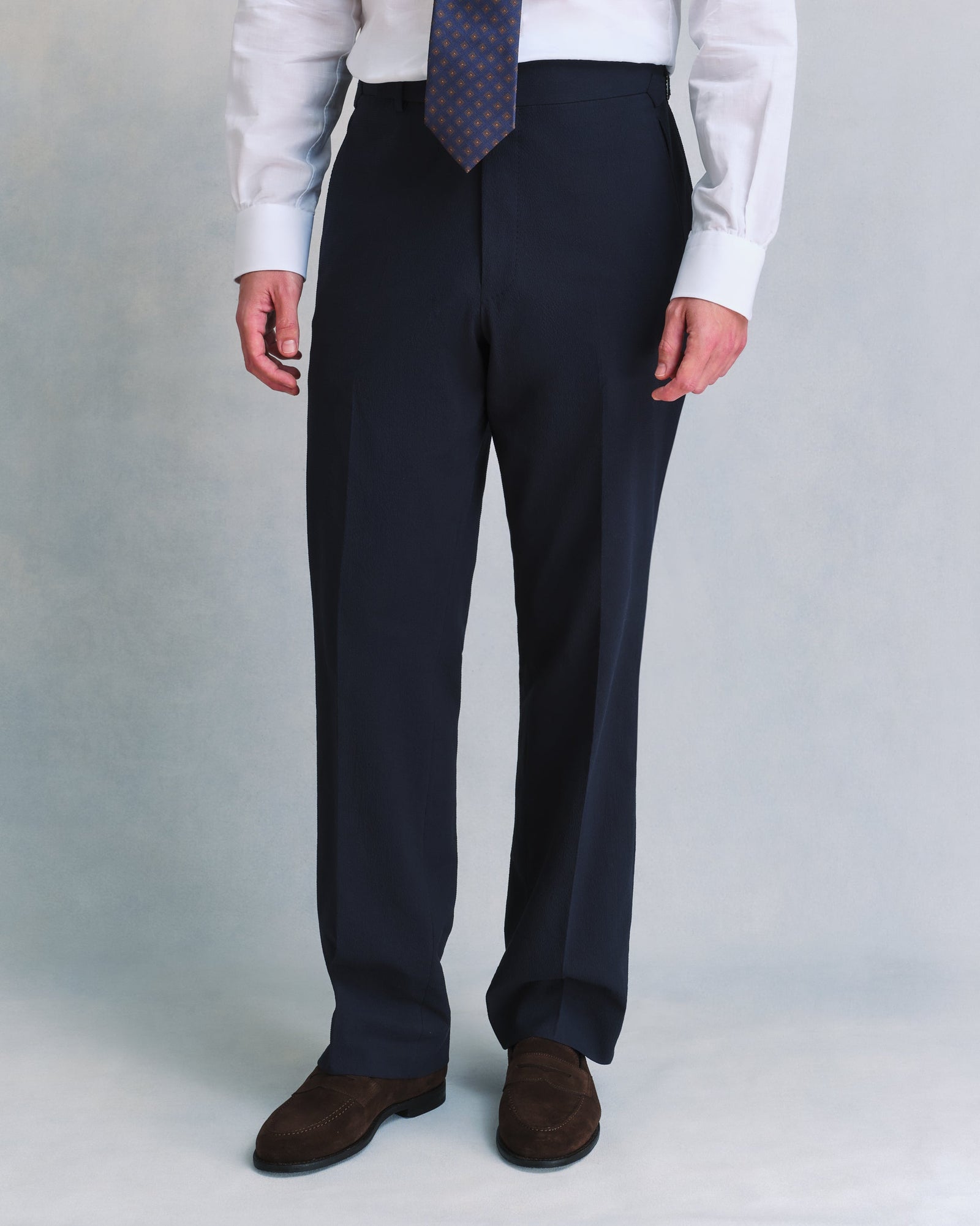 Seersucker Classic Trousers
